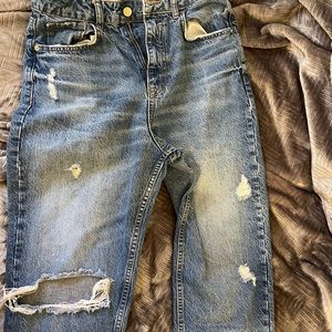 Zara high waisted mom jeans